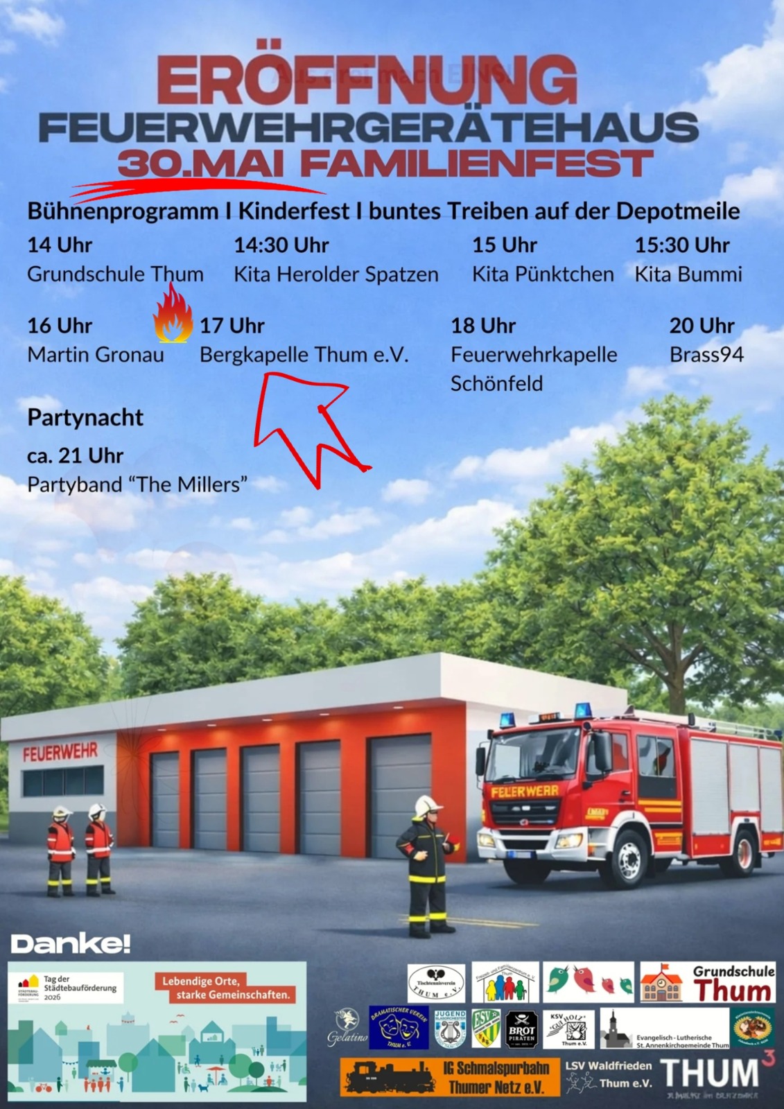 EroeffnungFeuerwehrgeraetehaus Eröffnung Feuerwehrgerätehaus